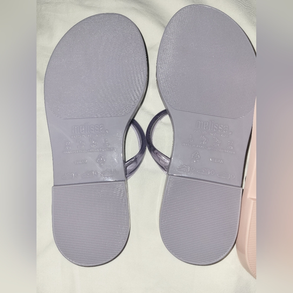 2 Melissa Women's Sandals - Lavender and Blush - Picture 3 of 3